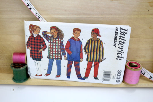 Butterick 3039 Kids Top, Skirt and Pant Sewing Pattern