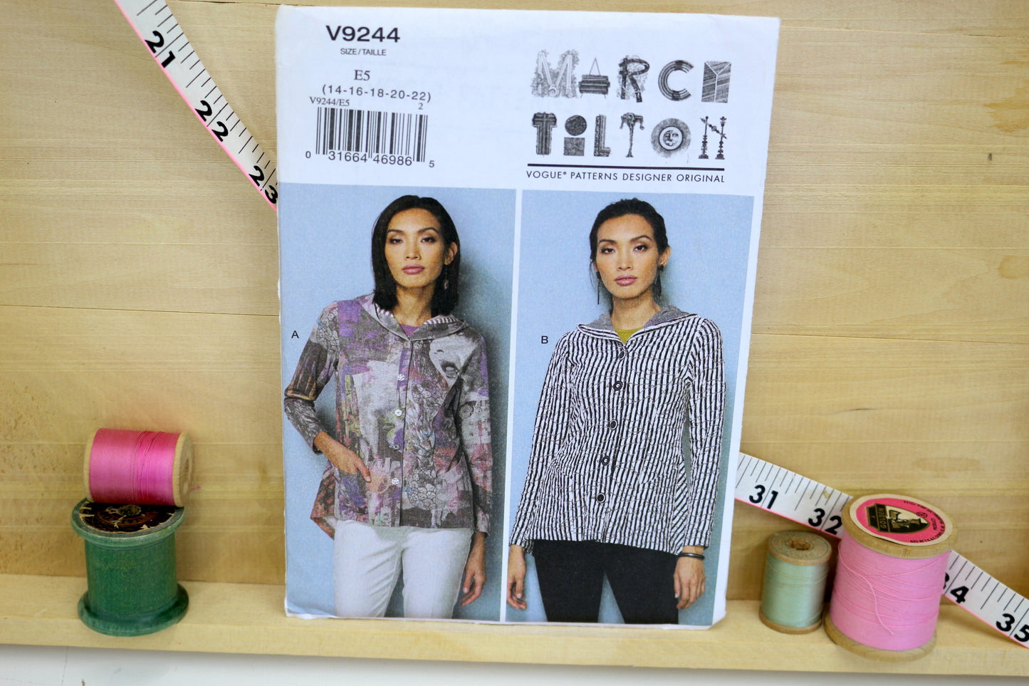 Vogue 9244 Marcy Tilton Misses Jacket Sewing Pattern