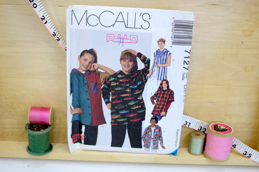 McCall's 7127 Childrens Top Sewing Pattern