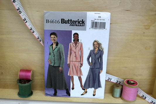 Butterick 4616 Misses Petite Jacket and Skirt Sewing Pattern size BB 8-14