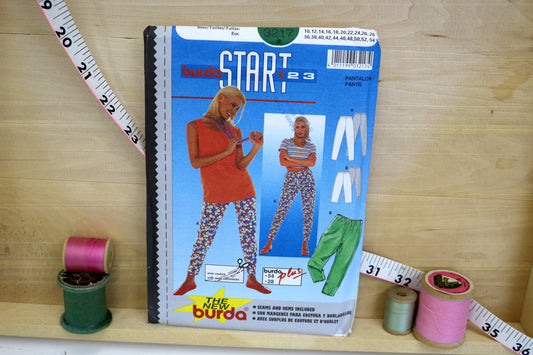 Burda Pants Sewing Pattern size 10-28