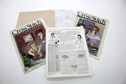 Cross Stitch Bundle – Magazines, Patterns, Instructions & Fabric