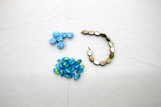 Bundle of Glass Beads – Assorted Shapes & Colors