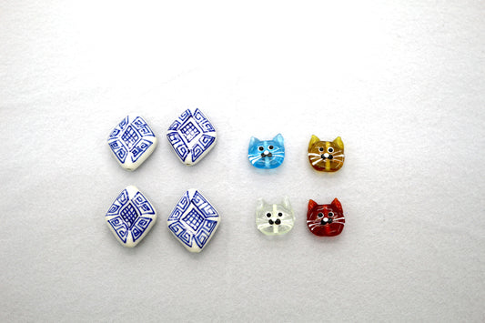 Bundle of Glass Beads – Assorted Shapes & Colors