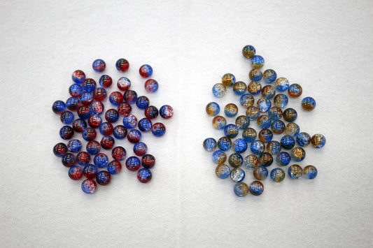 Bundle of Glass Beads – Assorted Shapes & Colors
