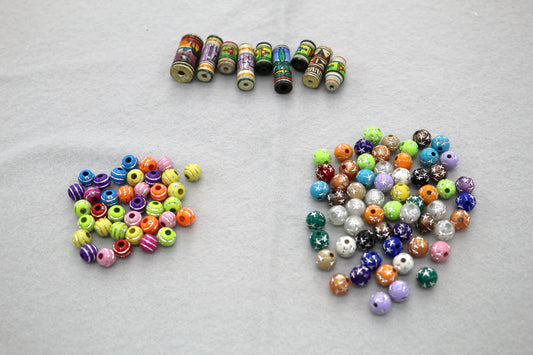 Bundle of Beads – Assorted Shapes & Colors