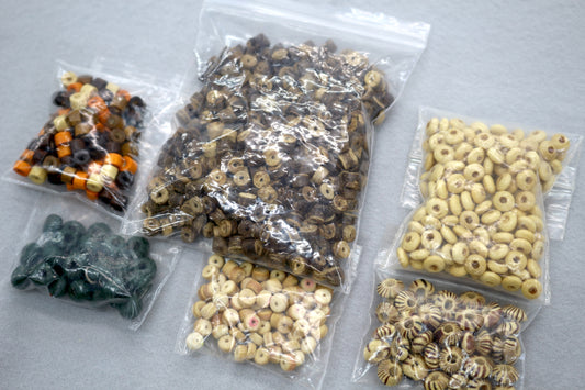 Assorted Wood Bead Bundle – 10 oz