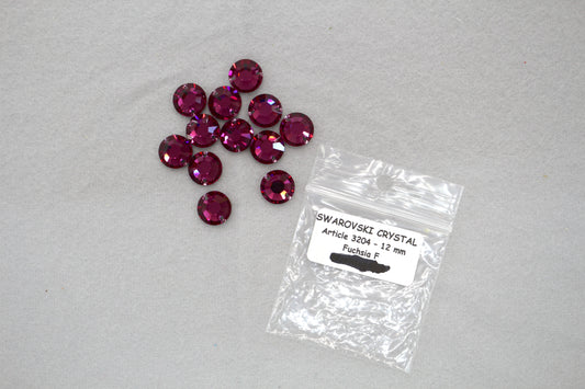 Swarovski Crystal – Fuchsia, 12mm