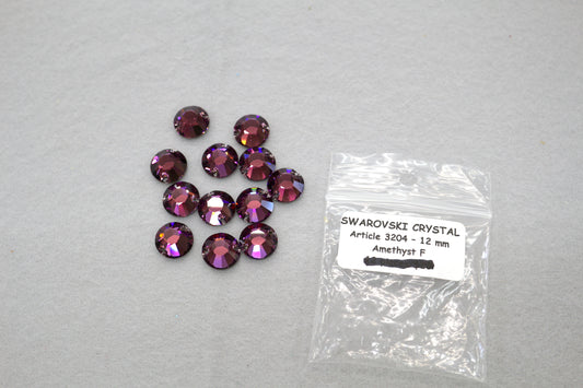 Swarovski Crystal – Amethyst, 12mm