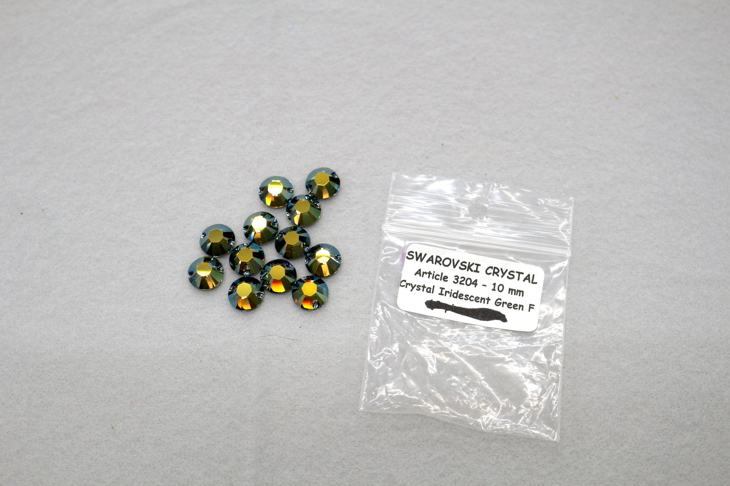Swarovski Crystal – Iridescent Green, 12mm