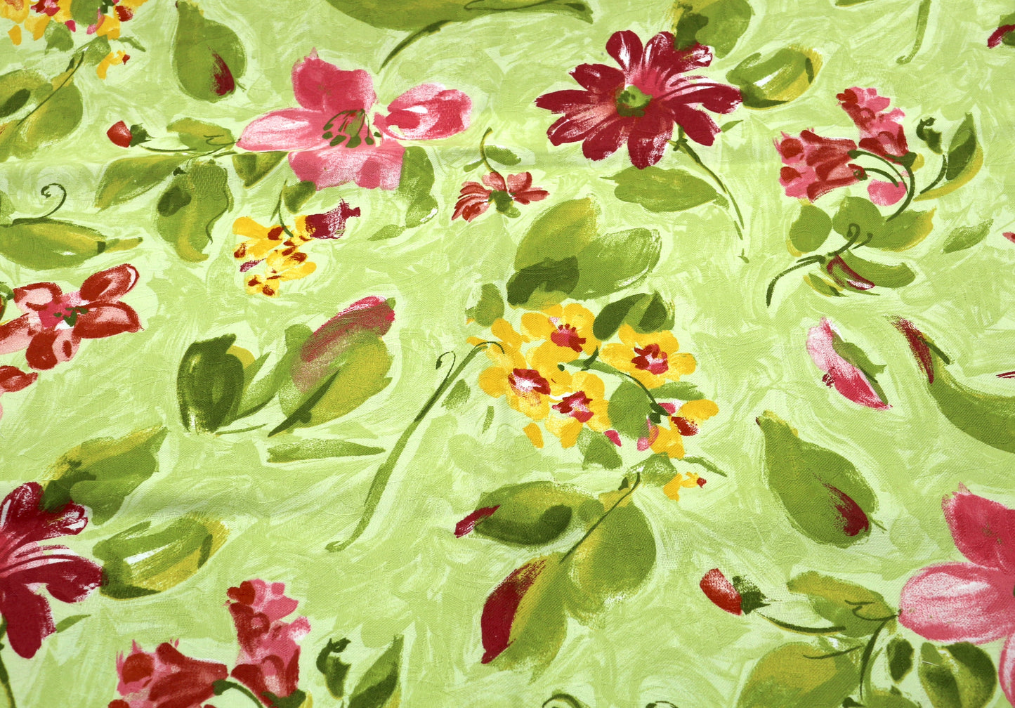 Robert Allen Home Floral Fabric – 52" x 1 Yard – Cotton with Teflon Finish