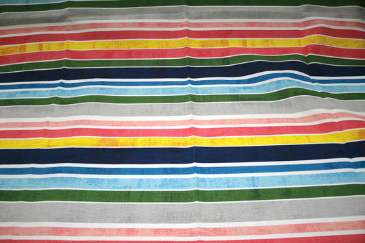 Colorful Striped Outdoor Fabric – 54" x 2 Yards