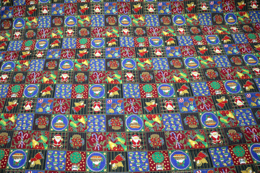 Festive Christmas Cotton Fabric – 45" x 3 Yards