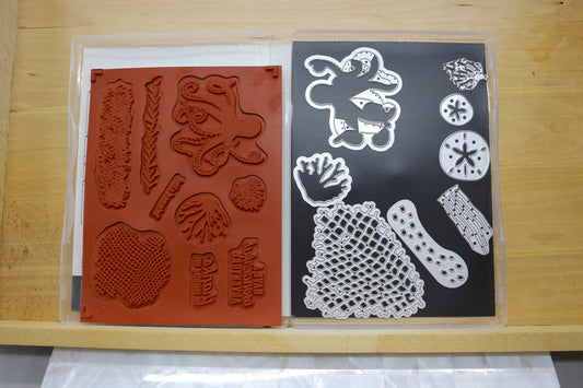 Stampin’ Up! Stamp Sets with Thinlits, Dies, or Embossing - Sea of Textures