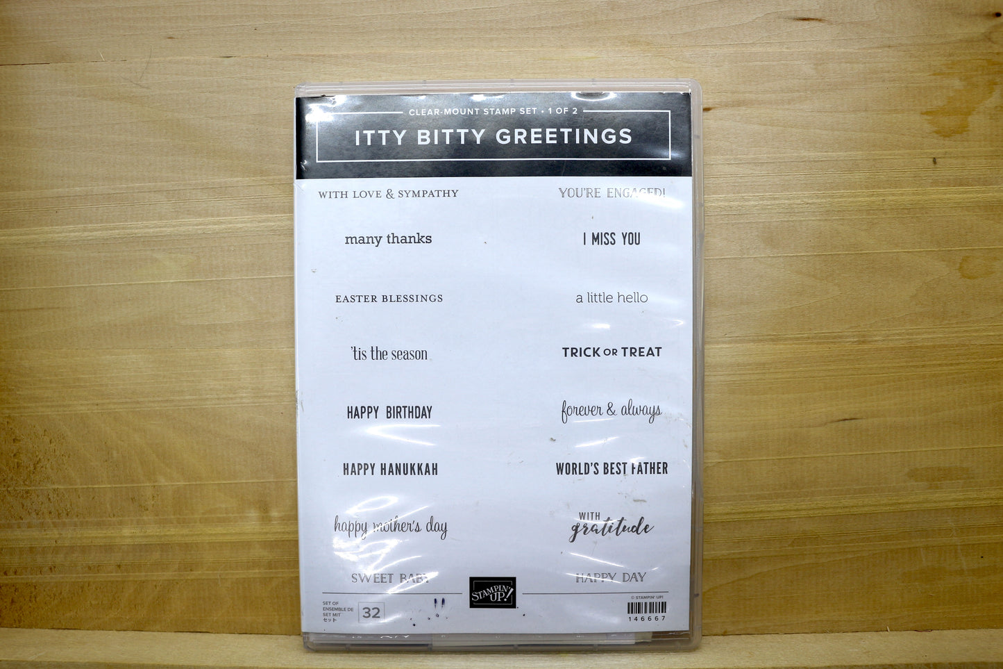 Stampin’ Up! Stamp Sets- Itty Bitty Greetings Set of 2