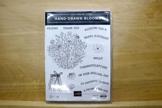 Stampin’ Up! Stamp Sets with Thinlits, Dies, or Embossing - Hand Drawn Blooms
