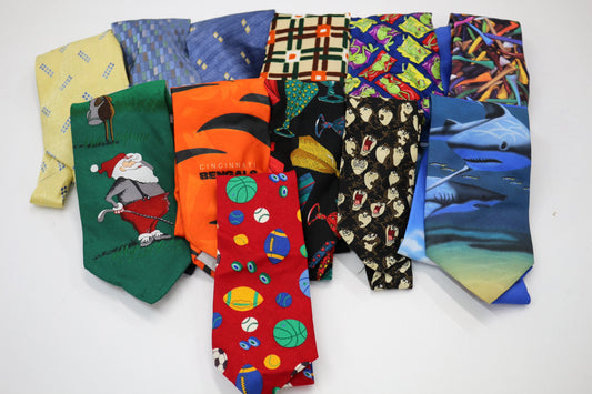 👔 Quirky Tie Collection – Lot of Novelty & Classic Neckties