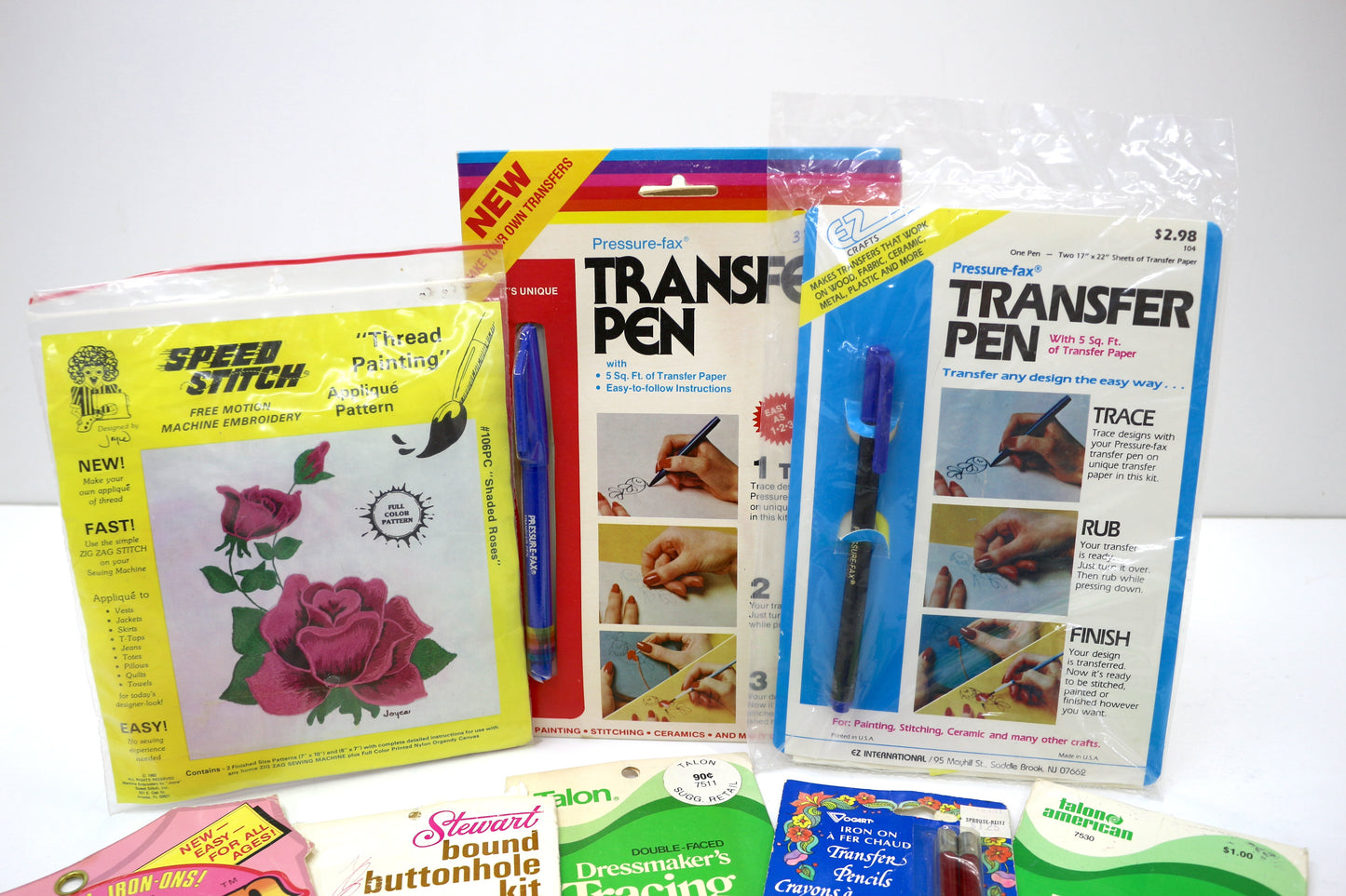 ✂️ Vintage Sewing & Transfer Tools Bundle – Tracing, Pens & More