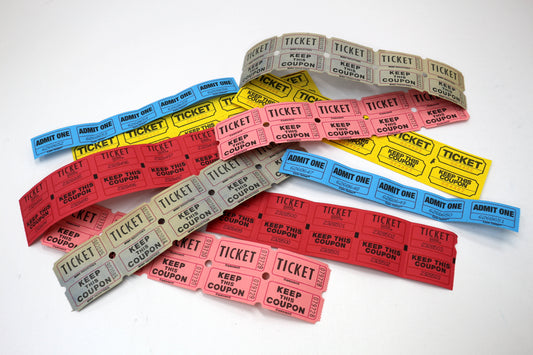 🎟️ Colorful Ticket Stubs Bundle – Ephemera for Junk Journals, Scrapbooks &amp; Crafts