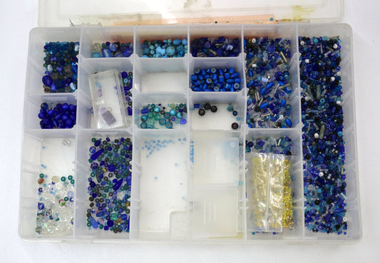 ✨ Metal Beads & Findings Organizer – Mixed Silver, Gold & Antique Tones