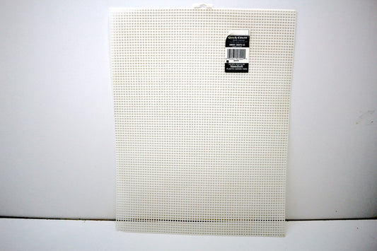 🧵 Plastic Canvas Sheet – 10.5" x 13.5" – Choose White, Pink, Blue, or Clear