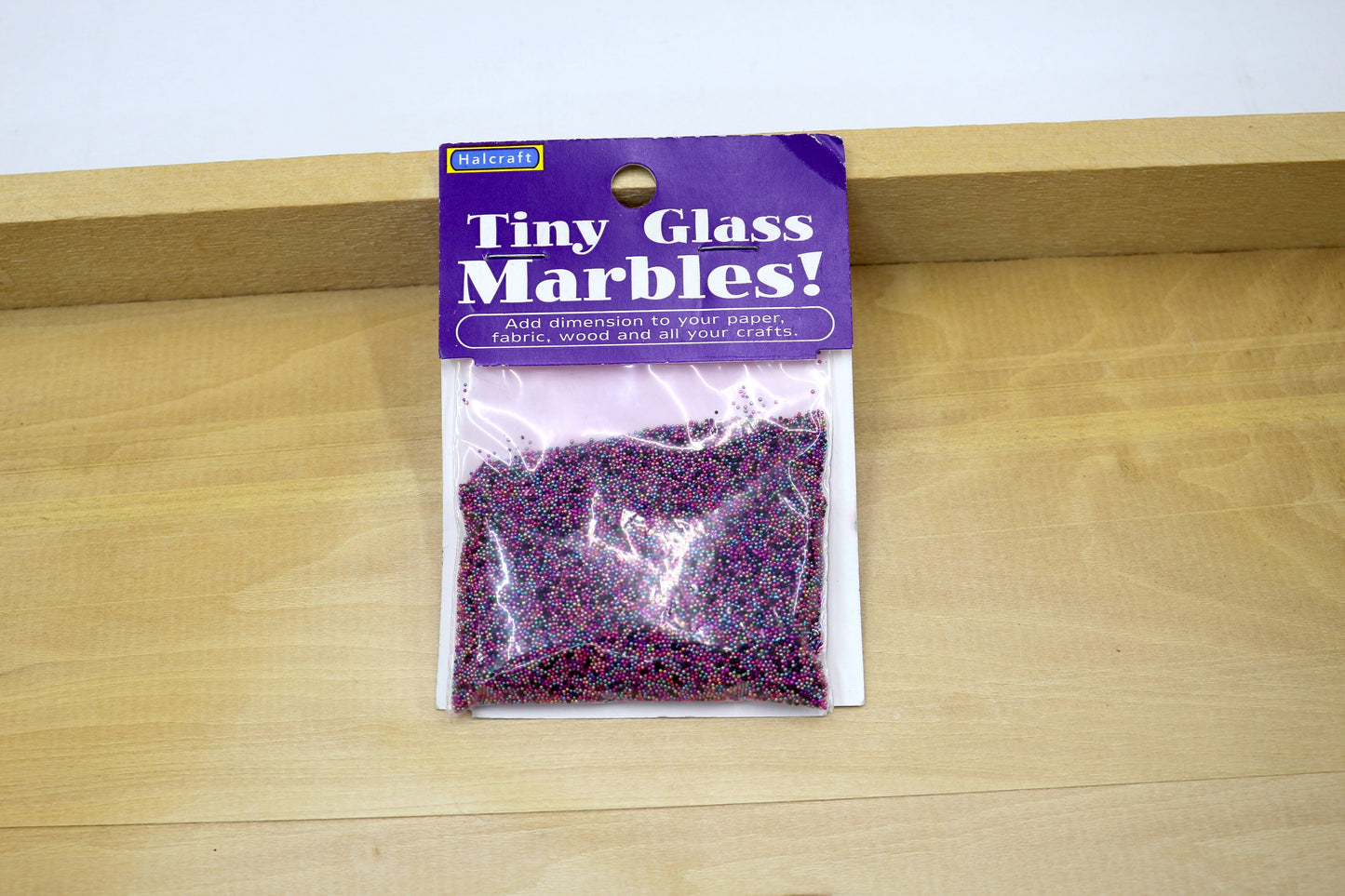 🎨 Halcraft Tiny Glass Marbles – Multicolor Craft Beads
