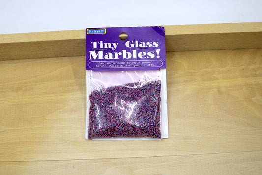 🎨 Halcraft Tiny Glass Marbles – Multicolor Craft Beads