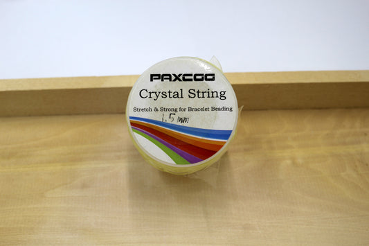 ✨ Paxcoo Crystal String – 1.5mm Stretch Cord for Bracelet Beading