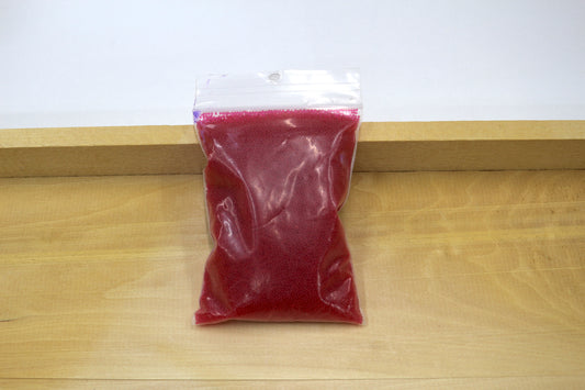 ❤️ Glass No Hole Beads – Red Microbeads for Crafting & Jewelry