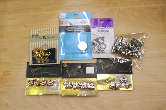Jewelry Making Bundle – Clasps, Toggles & Decorative Beads