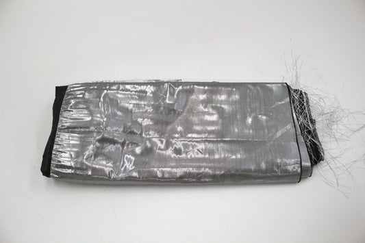 Silver Lamé Fabric Roll – 14.5" Wide