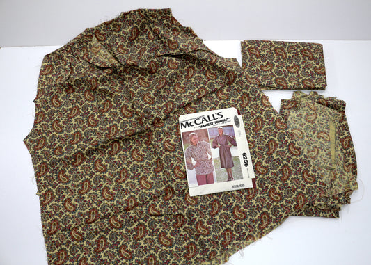 Crafty Crumbs – McCall’s 6255 Half-Done Sewing Project