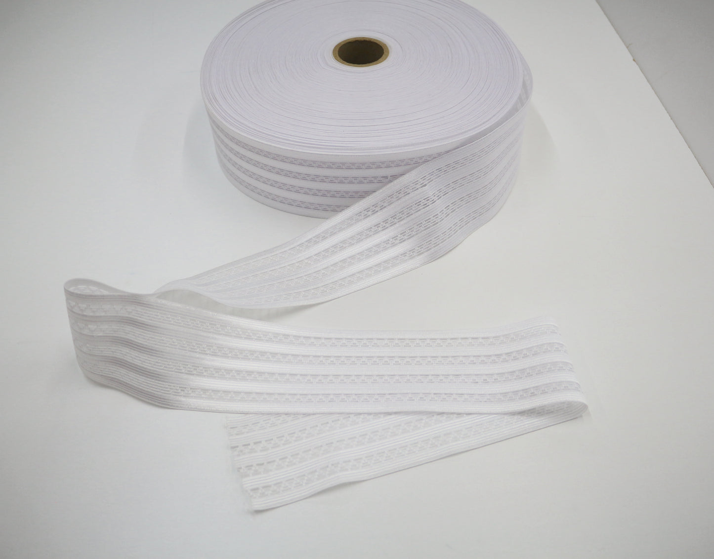 2.5" White Elastic – Sold by the Yard