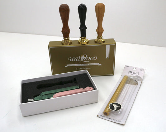 Wax Seal Stamp Kit with Sticks