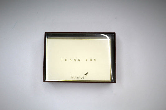 Papyrus Thank You Note Card Set – 16 Cards & Envelopes