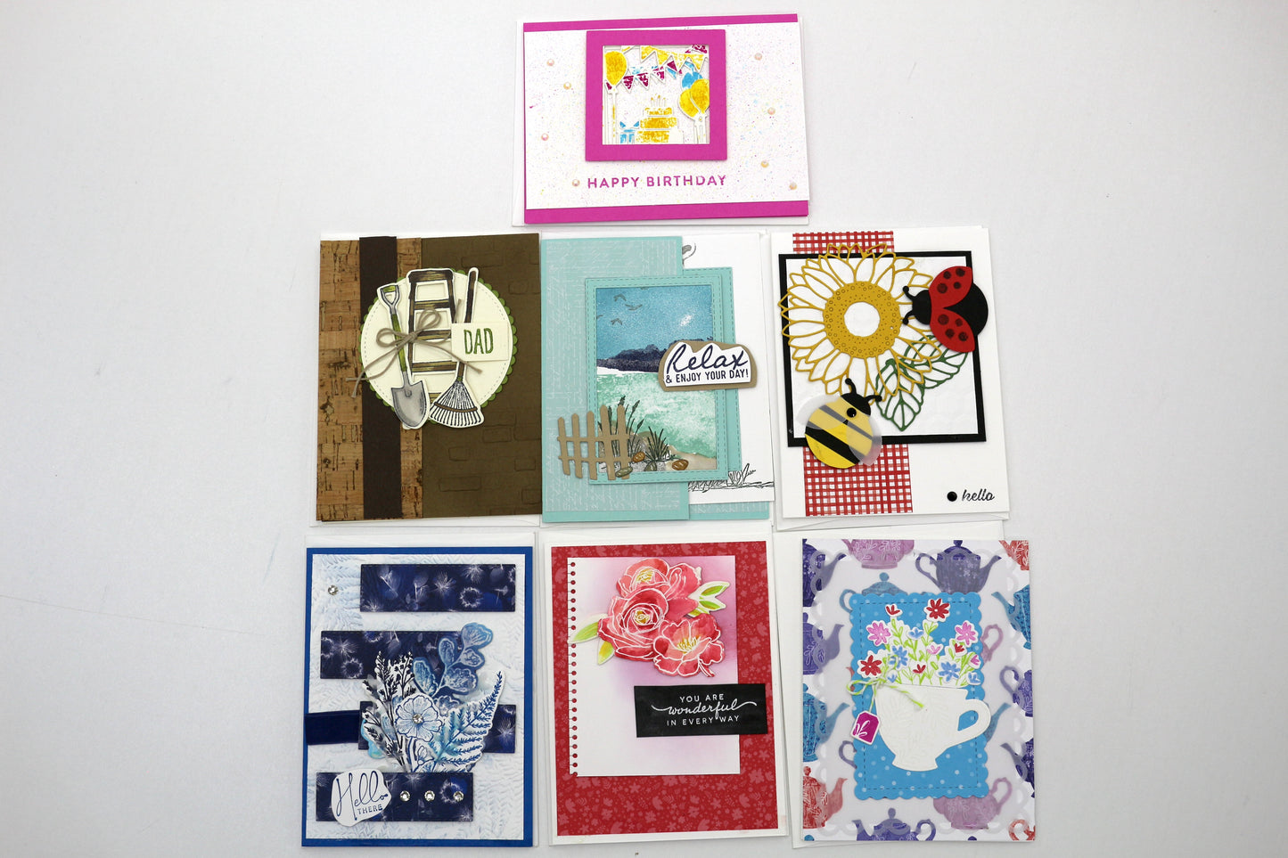 Bundle of Handmade Greeting Cards – Unique Mixed Designs