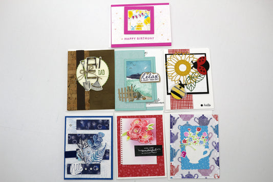 Bundle of Handmade Greeting Cards – Unique Mixed Designs