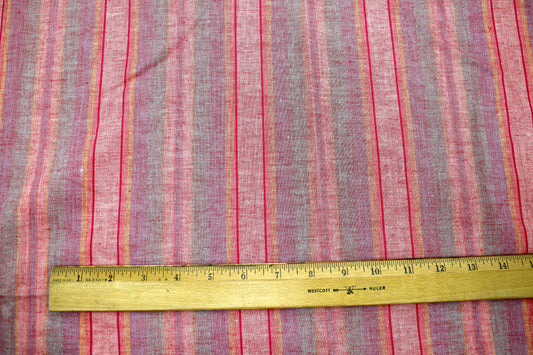 “Sunset Stripes” Cotton Fabric – 60" x 1 Yard