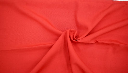 Red Cotton Blend Fabric – 61" x 4.5 Yards ❤️🧵