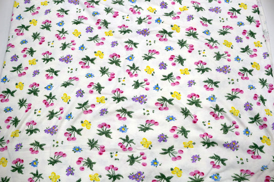 Cherry Blossom Knit – 2-Way Stretch (57" x 3 Yards) 🍒🌸