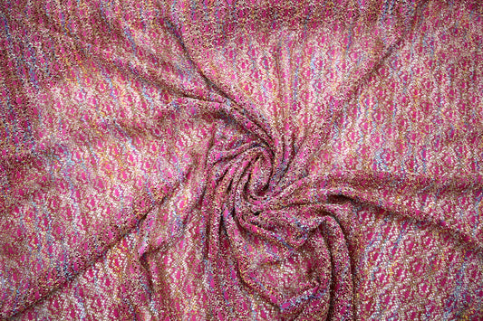 Bold Multicolor Knit – 2-Way Stretch (64" x 4 Yards) 🎉🧵