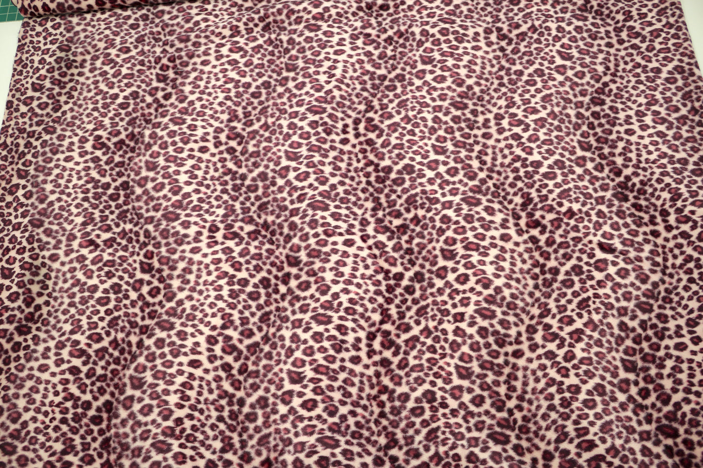 Pink Leopard Print Low Pile Minky Fabric (63" x 2 Yards) 🐆💗