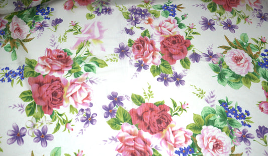 Sheer Floral Fabric – Perfect for Caftans (60" x 5.75 Yards) 🌸🌿