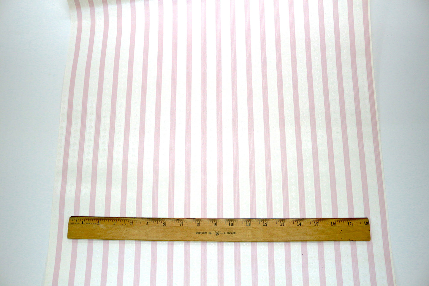 Vintage Wallpaper Roll – Pink Stripe – $5
