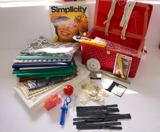 🧵 Sewing Starter Kit – Red Edition ($45)
