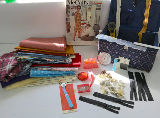 🧵 Sewing Starter Kit – Blue Edition ($45)