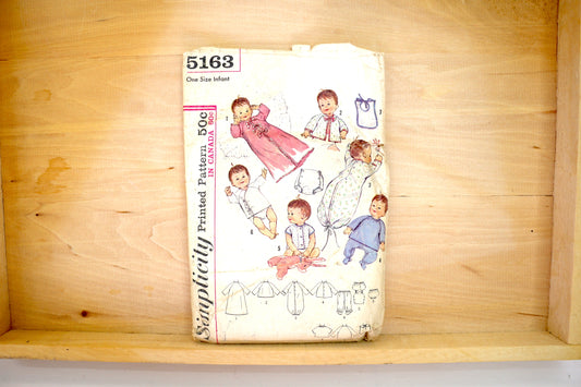 Simplicity 5163 One Size Infant Clothing