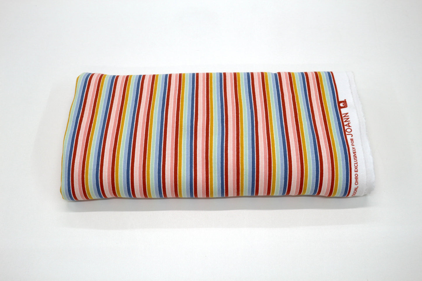 Colorful Stripe Knit Fabric – 58" x 1.25 Yards 🌈