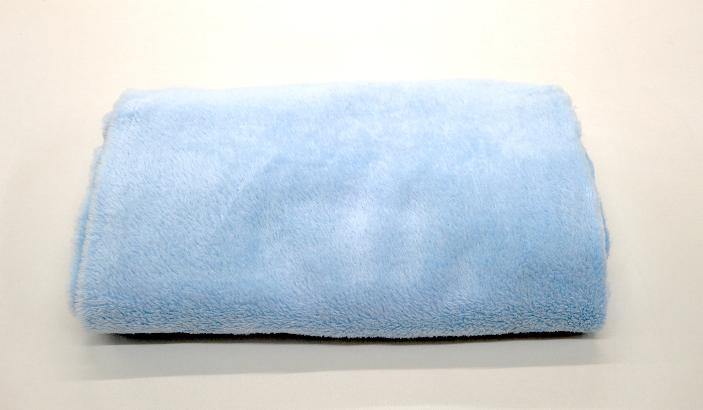 Light Blue Minky Remnant