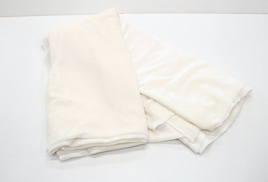 White Velvet Fabric – 60" x 1.75 Yards | Soft & Elegant